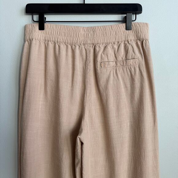 Marine Layer Allison Trouser Wide Leg Pants in Taupe Size Medium - Picture 8 of 10